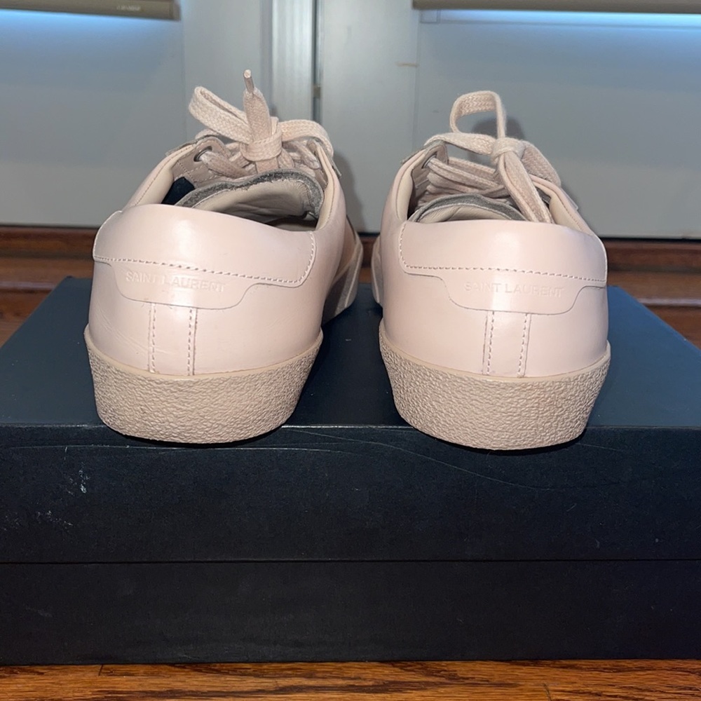 Saint Laurent EG Shell Alpha Lace UP Sneakers - Picture 4 of 9
